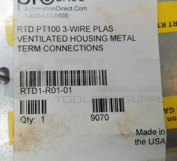 SEALED NEW AUTOMATION DIRECT RTD1-R01-01 TEMPERATURE SENSOR 3 WIRE - Image 5
