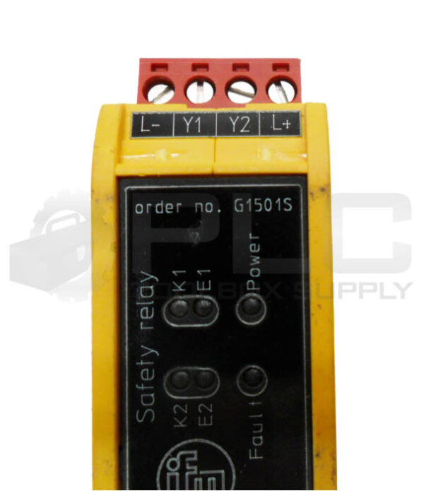 IFM ELECTRONIC G1501S SAFETY RELAY 24VDC 6A 250VAC - Image 5