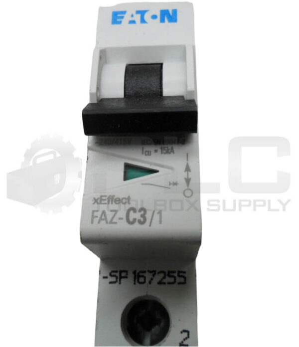 LOT OF 2 NEW EATON FAZ-C3/1 CIRCUIT BREAKER 277VAC 48VDC 3A - Image 6