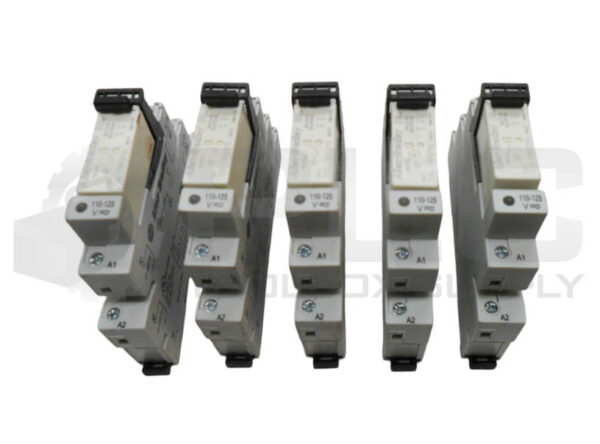 LOT OF 5 NEW ALLEN BRADLEY 700-TBR2110 /A RELAY 10A W/ 700-HLT12 /A RELAY SOCKET