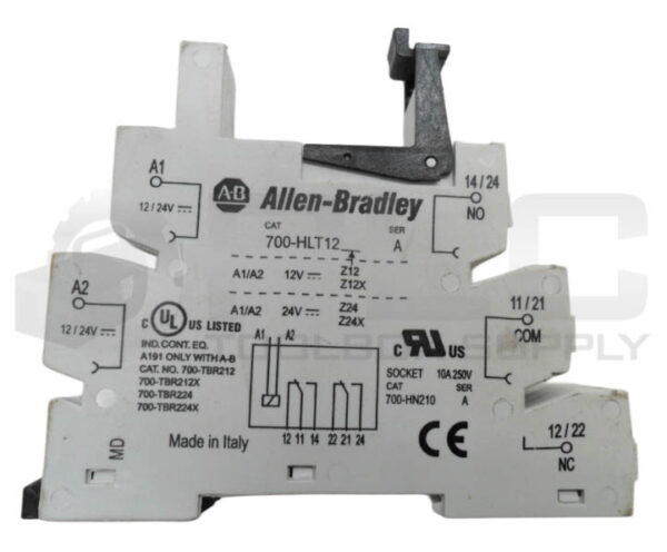 LOT OF 2 NEW ALLEN BRADLEY 700-HLT12 /A RELAY SOCKET 12-24V - Image 5