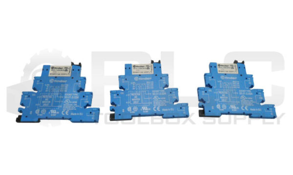 LOT OF 3 NEW FINDER 34.51.7.024.0010 RELAY 24V 6A W/ 93.01.0.024 RELAY SOCKET