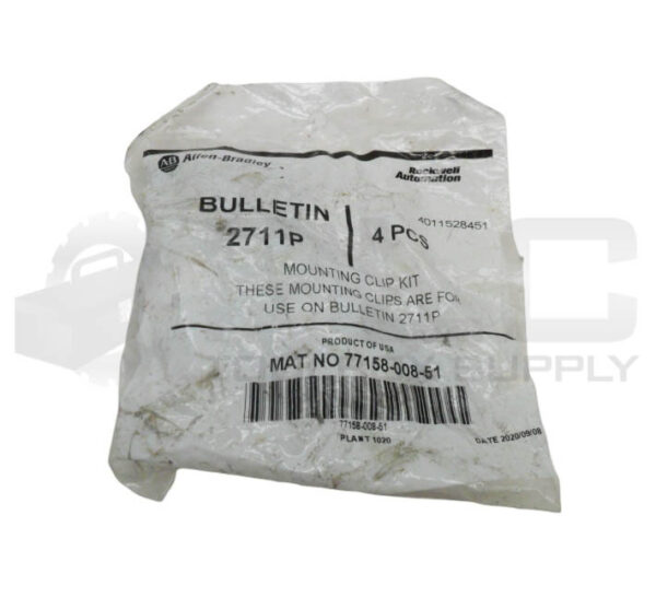 SEALED NEW ALLEN BRADLEY 77158-008-51 MOUNTING CLIP KIT *READ*