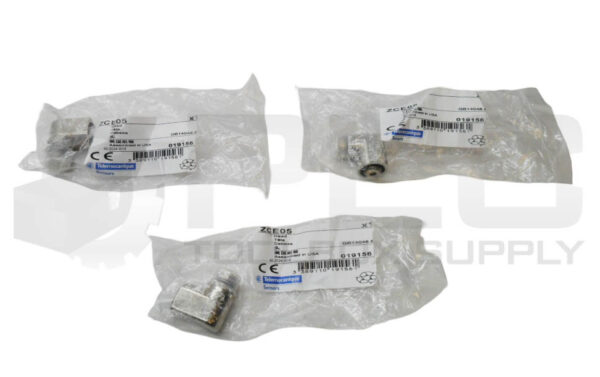 LOT OF 3 SEALED NEW TELEMECANIQUE ZCE05 HEAD 019156