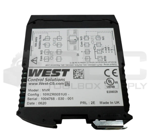 NEW WEST CONTROL SOLUTIONS MVR TEMPERATURE CONTROLLER 10MZR0051U0 - Image 4