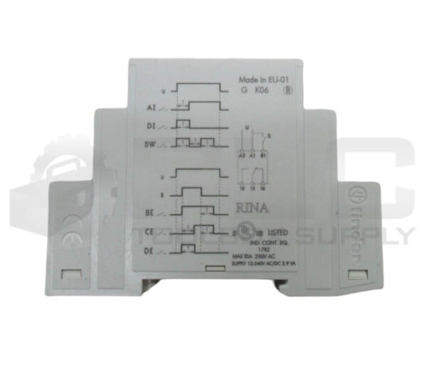 NEW FINDER 80.01.0.240.0000 MODULAR TIMER 16A 12-240V AC/DC 1CO-SPDT *READ* - Image 4