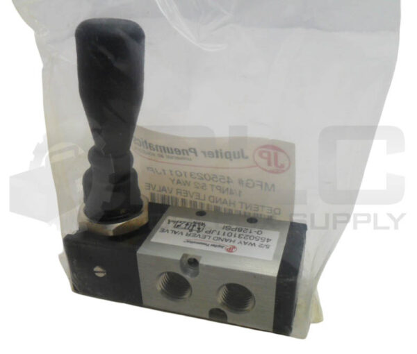 SEALED NEW JUPITER PNEUMATICS 4550231011JP 5/2 WAY HAND LEVER VALVE 1/4" NPT - Image 2