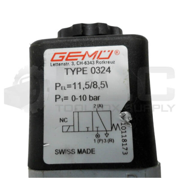 GEMU 0324 SOLENOID VALVE 120VAC - Image 5