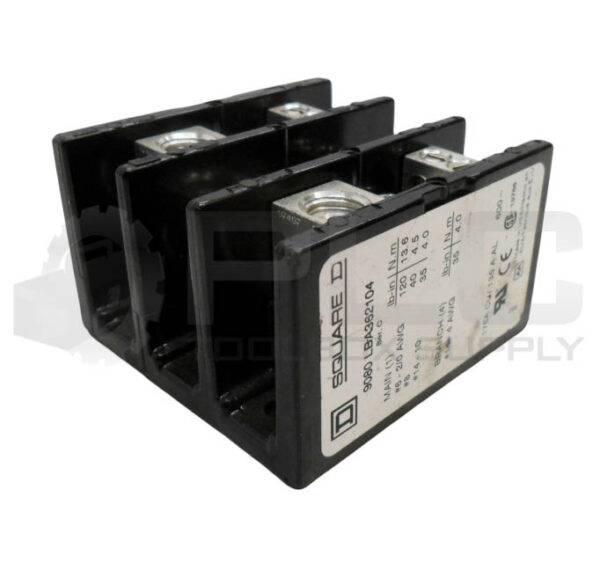 NEW SQUARE D 9080 LBA362104 /C POWER DISTRIBUTION BLOCK 600V - Image 3