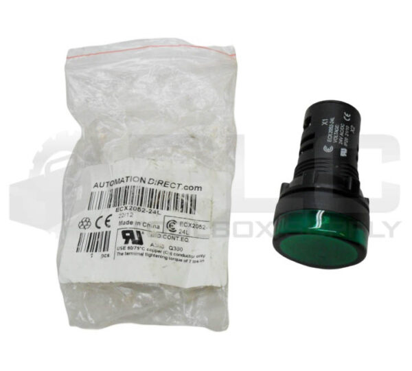 LOT OF 3 NEW AUTOMATION DIRECT ECX2052-24L LED INDICATOR LIGHT GREEN 24V AC/DC - Image 2