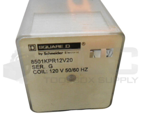 NEW SQUARE D 8501KPR12V20 /G PLUG-IN GP RELAY 120V 50/60HZ 10A *READ* - Image 5