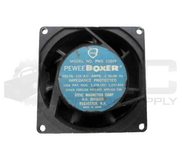 IMC PWS 2107F PEEWEE BOXER FAN 115VAC .2A 50/60HZ - Image 2