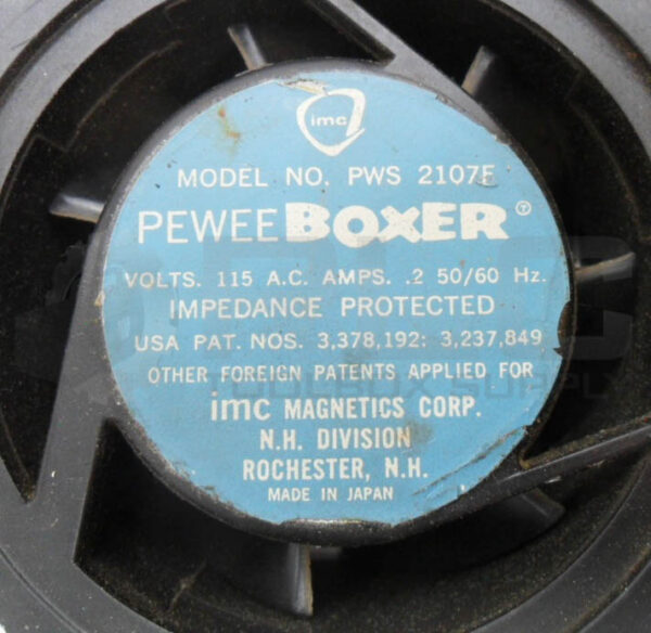 IMC PWS 2107F PEEWEE BOXER FAN 115VAC .2A 50/60HZ - Image 4