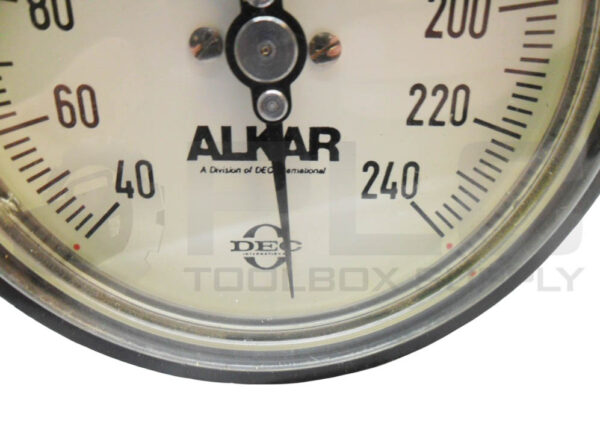NEW ALKAR TEMPERATURE GAUGE 40-240DEG F 3-15PSI - Image 4