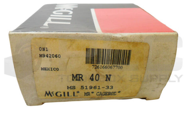 NEW MCGILL MR 40 N NEEDLE ROLLER BEARING 3-1/4" OD 2-1/2" ID MS 51961-33 *READ* - Image 7