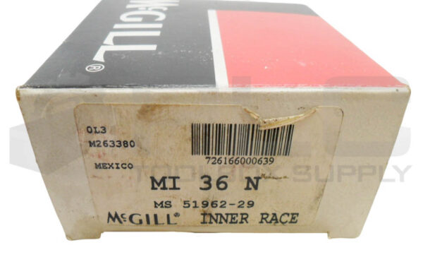 NEW MCGILL MI 36 N INNER RACE BEARING 2-3/4" OD 2-1/4" ID MS 51962-29 *READ* - Image 6