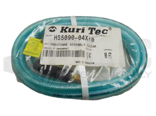 SEALED NEW KURI TEC HS5090-04X10 PNEUTHANE ASSEMBLY 1/4" 10'