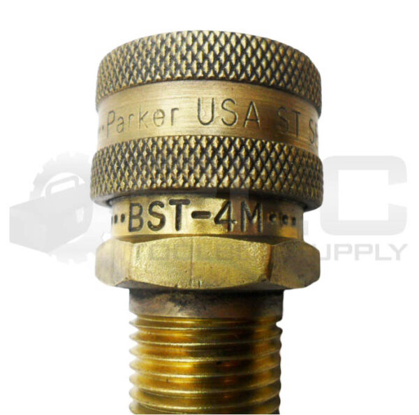 LOT OF 3 NEW PARKER BST-4M HYDRAULIC HOSE COUPLING 1/2" - Image 5