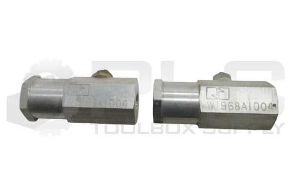 LOT OF 2 NEW ROSS W1968A1004 FLOW CONTROL VALVE 3/8"