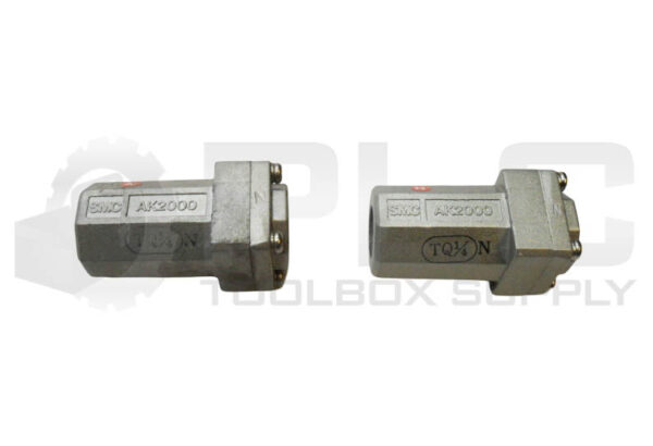 LOT OF 2 NEW SMC AK2000 CHECK VALVE 1/4"