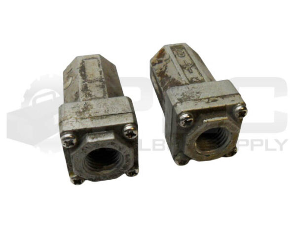 LOT OF 2 SMC AK2000 CHECK VALVE 1/4"
