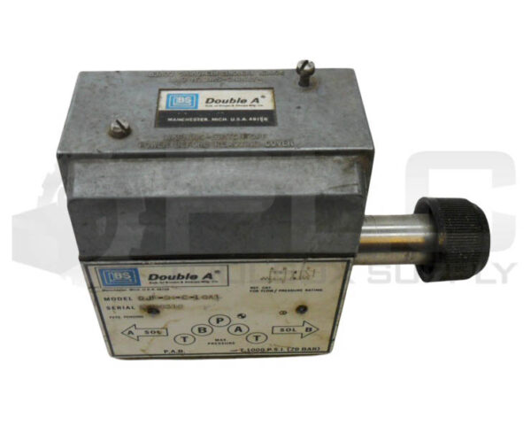 DOUBLE A QJF-5M-C-10A1 HYDRAULIC VALVE 1000PSI