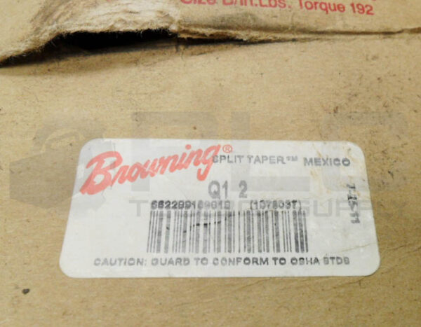 NEW BROWNING Q1 2 SPLIT TAPER BUSHING 2" *READ* - Image 7
