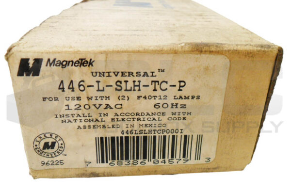 NEW MAGNETEK 446-L-SLH-TC-P RAPID START BALLAST 120V 60HZ *READ* - Image 8