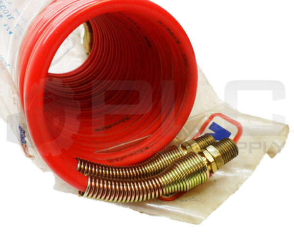NEW NYCOIL 22412 SIAMESE BONDED RECOIL AIR HOSE 1/4" ID 12' 1/4" NPT *READ* - Image 2