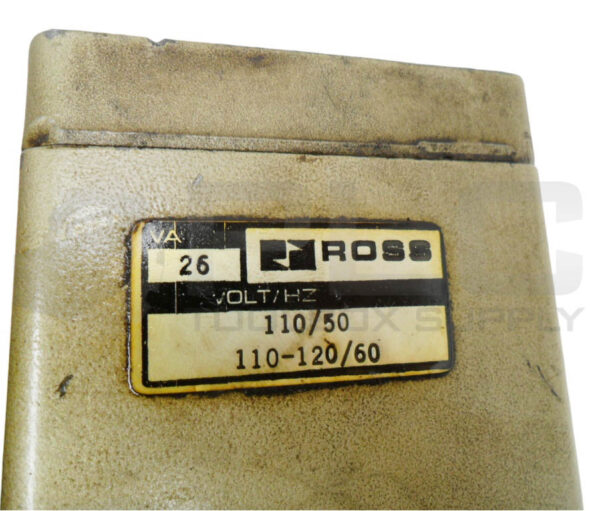 ROSS CONTROLS 3573A6161 DOUBLE VALVE 2-8.5 BAR W/ VA26 COIL 110-120V 50/60HZ - Image 6