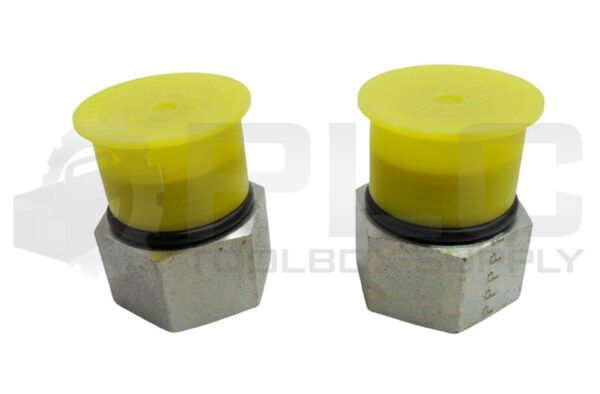 NEW BAG OF 2 PARKER 12-3/8 F50G-S FEMALE ADAPTER 3/8"NPT - Image 2