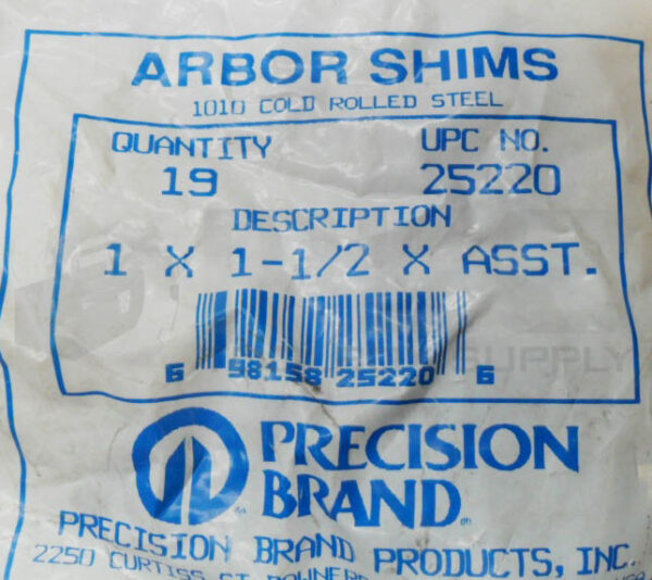 LOT OF 2 SEALED NEW BAG OF 19 PRECISION BRAND 25220 ARBOR SHIMS TOTAL 38 - Image 4