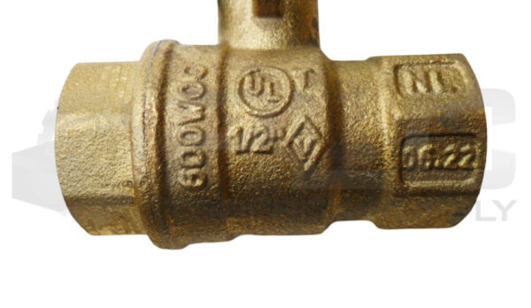 LOT OF 3 NEW 943202 BRASS SHUT-OFF VALVE 1/2" 600PSI - Image 5