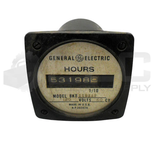 GENERAL ELECTRIC 8KT11DAA2 HOURS METER 20A 60HZ
