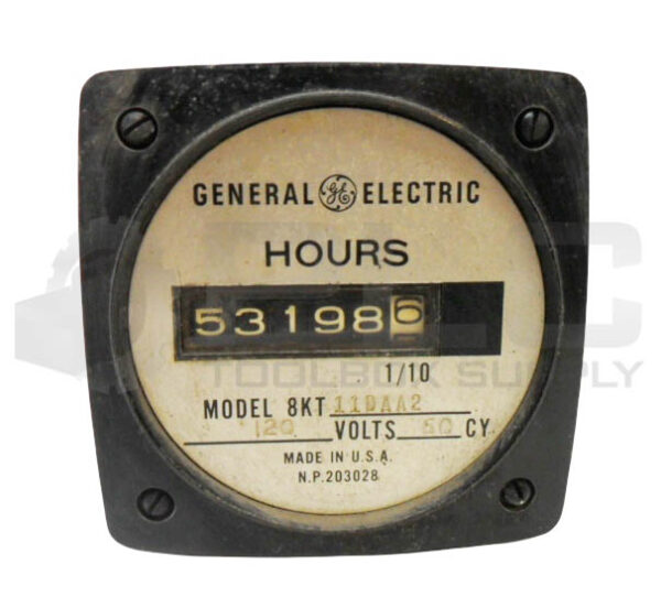GENERAL ELECTRIC 8KT11DAA2 HOURS METER 20A 60HZ - Image 2