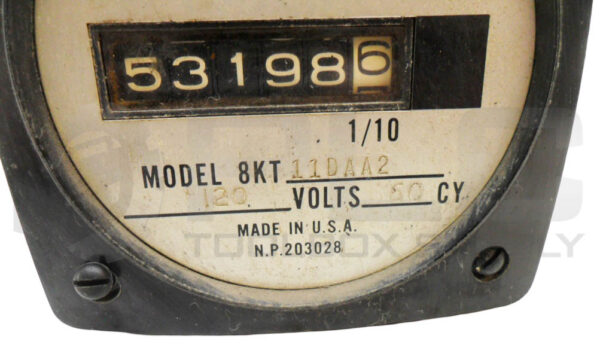 GENERAL ELECTRIC 8KT11DAA2 HOURS METER 20A 60HZ - Image 5
