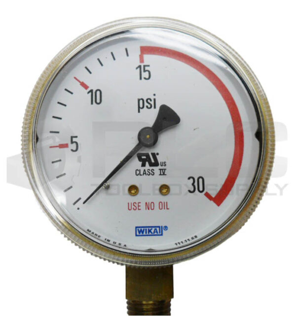 NEW WIKA 8610860 PRESSURE GAUGE 2.5" 30PSI 1/4"NPT 111.11 - Image 4