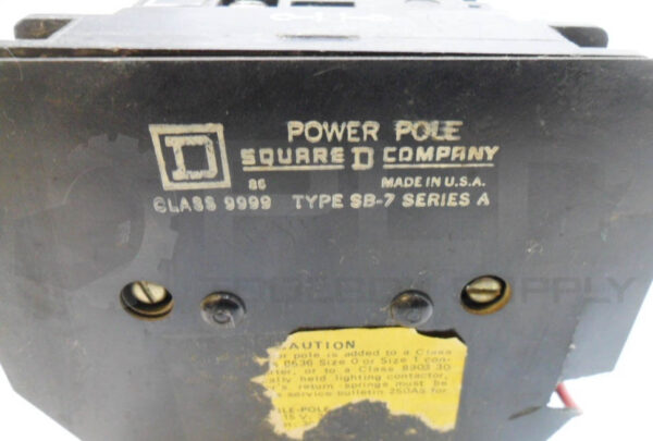 SQUARE D 8502 SCG1 /A CONTACTOR W/ 31041-400-42 COIL W/ 9999 SB-7 /A POWER POLE - Image 6