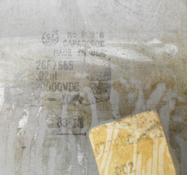GENERAL ELECTRIC 26F7565 CAPACITOR 20000VDC - Image 5