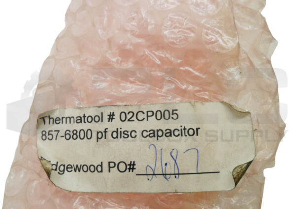 NEW THERMATOOL 02CP005 DISC CAPACITOR  857-6800 - Image 4