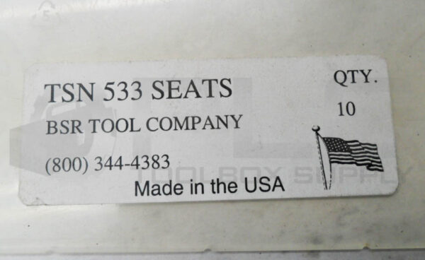 NEW BOX OF 10 BSR TOOL COMPANY TSN 533 CARBIDE INSERTS - Image 4