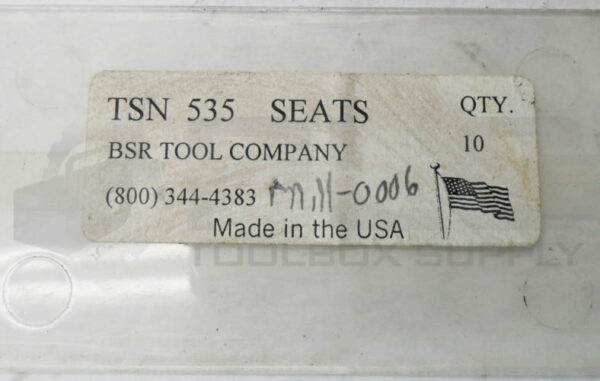 NEW BOX OF 10 BSR TOOL COMPANY TSN 535 CARBIDE INSERTS - Image 5