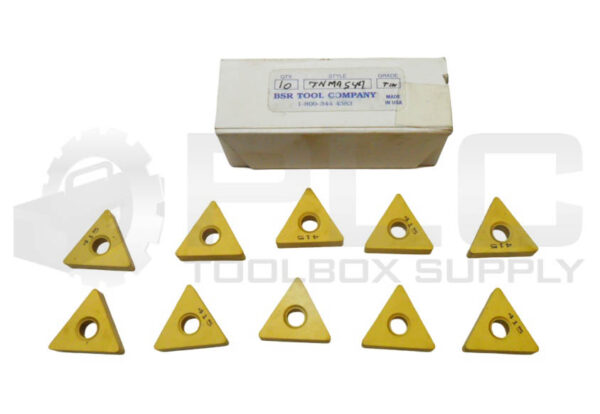 NEW BOX OF 10 BSR TOOL COMPANY TNMA544 CARBIDE INSERTS GRADE TIN