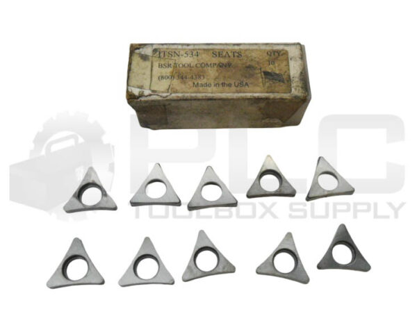 NEW BOX OF 10 BSR TOOL COMPANY ITSN-534 CARBIDE INSERTS *READ*