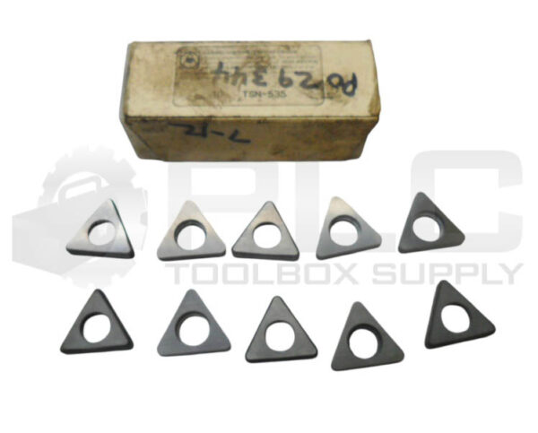 NEW BOX OF 10 TSN-535 CARBIDE INSERTS *READ*