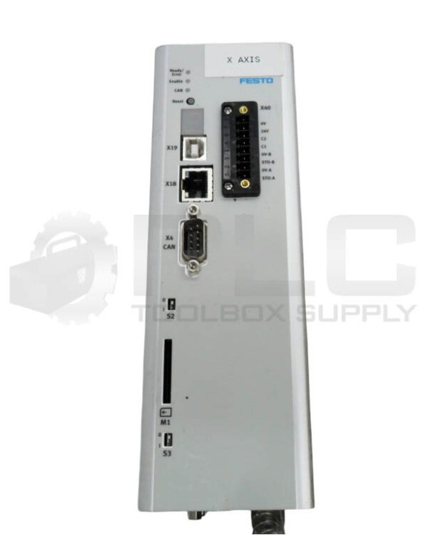 FESTO CMMP-AS-C2-3A-M0 MOTOR CONTROLLER 100-230VAC 50/60HZ 2.5A 1622901 - Image 2