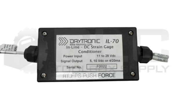 DAYTRONIC IL-70 IN-LINE DC STRAIN GAGE CONDITIONER 11-28VDC - Image 2