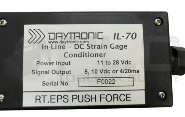 DAYTRONIC IL-70 IN-LINE DC STRAIN GAGE CONDITIONER 11-28VDC - Image 4