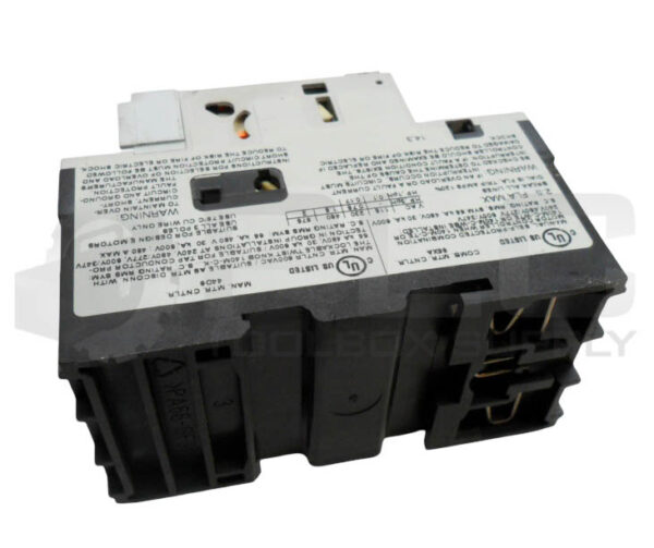 ALLEN BRADLEY 140M-C2E-B25 /B CIRCUIT BREAKER W/ 140M-C-AFA11 AUXILIARY BLOCK - Image 4