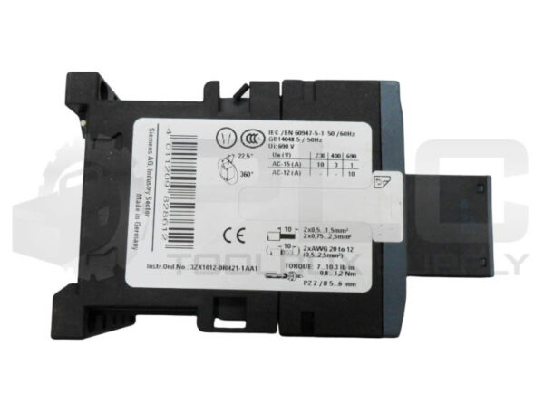 SIEMENS 3RH2140-1BB40 CONTACTOR 50/60HZ 24VDC W/ 3RT2916-1CB00 SURGE SUPPRESSOR - Image 4